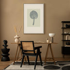 Pastel Leaf Botanical Vertical Canvas Print
