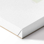 Pastel Leaf Botanical Vertical Canvas Print