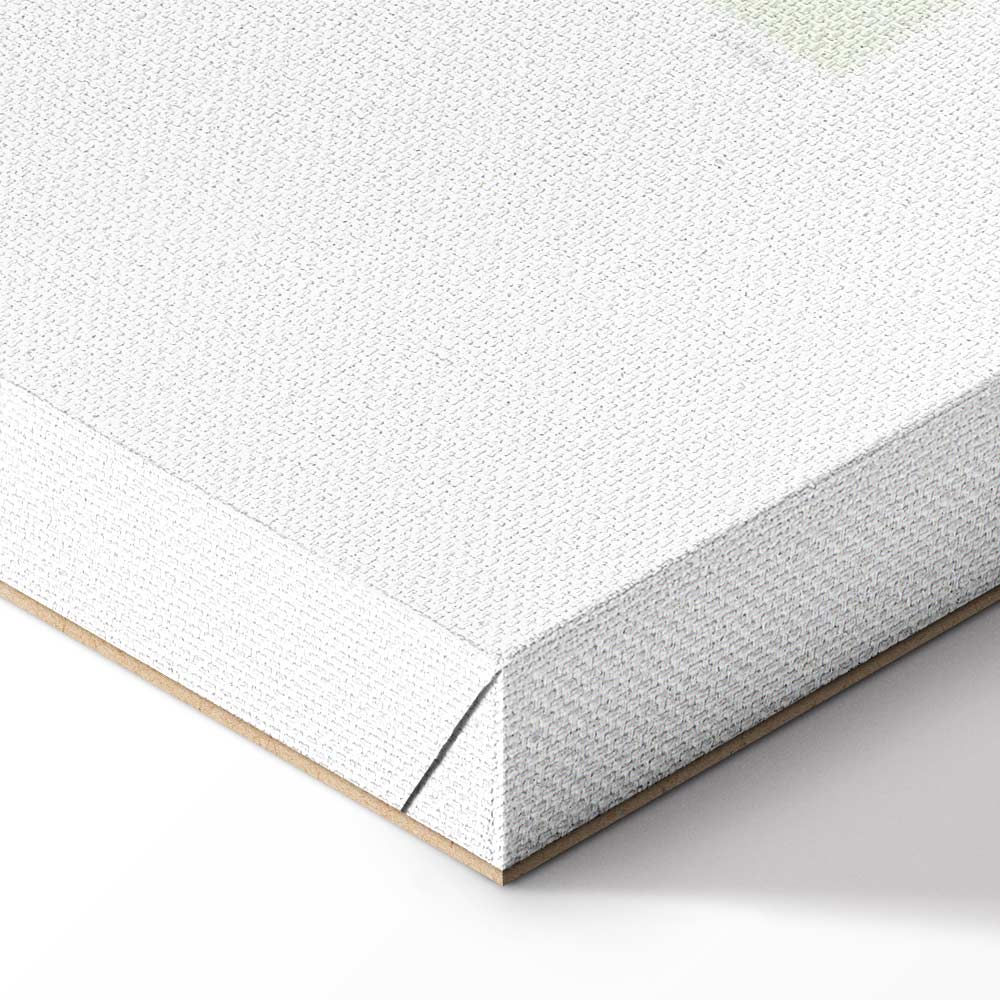 Pastel Leaf Botanical Vertical Canvas Print