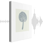 Pastel Leaf Botanical Vertical Canvas Print