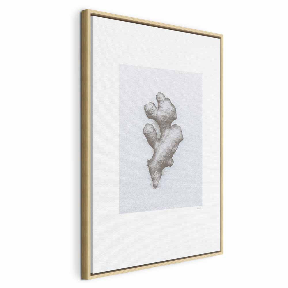 Ginger Root Botanical Food Canvas Print