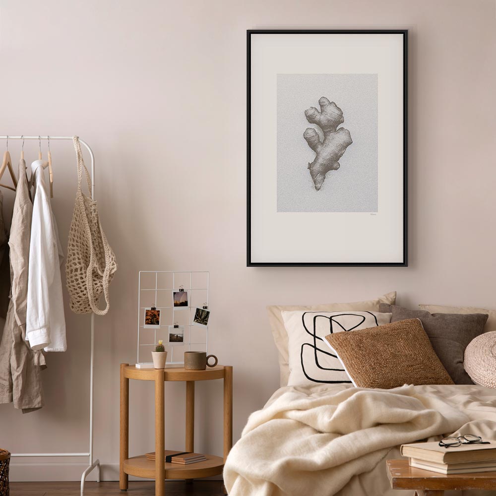 Ginger Root Botanical Food Canvas Print