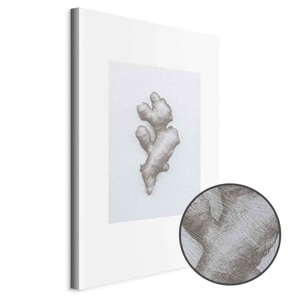Ginger Root Botanical Food Canvas Print