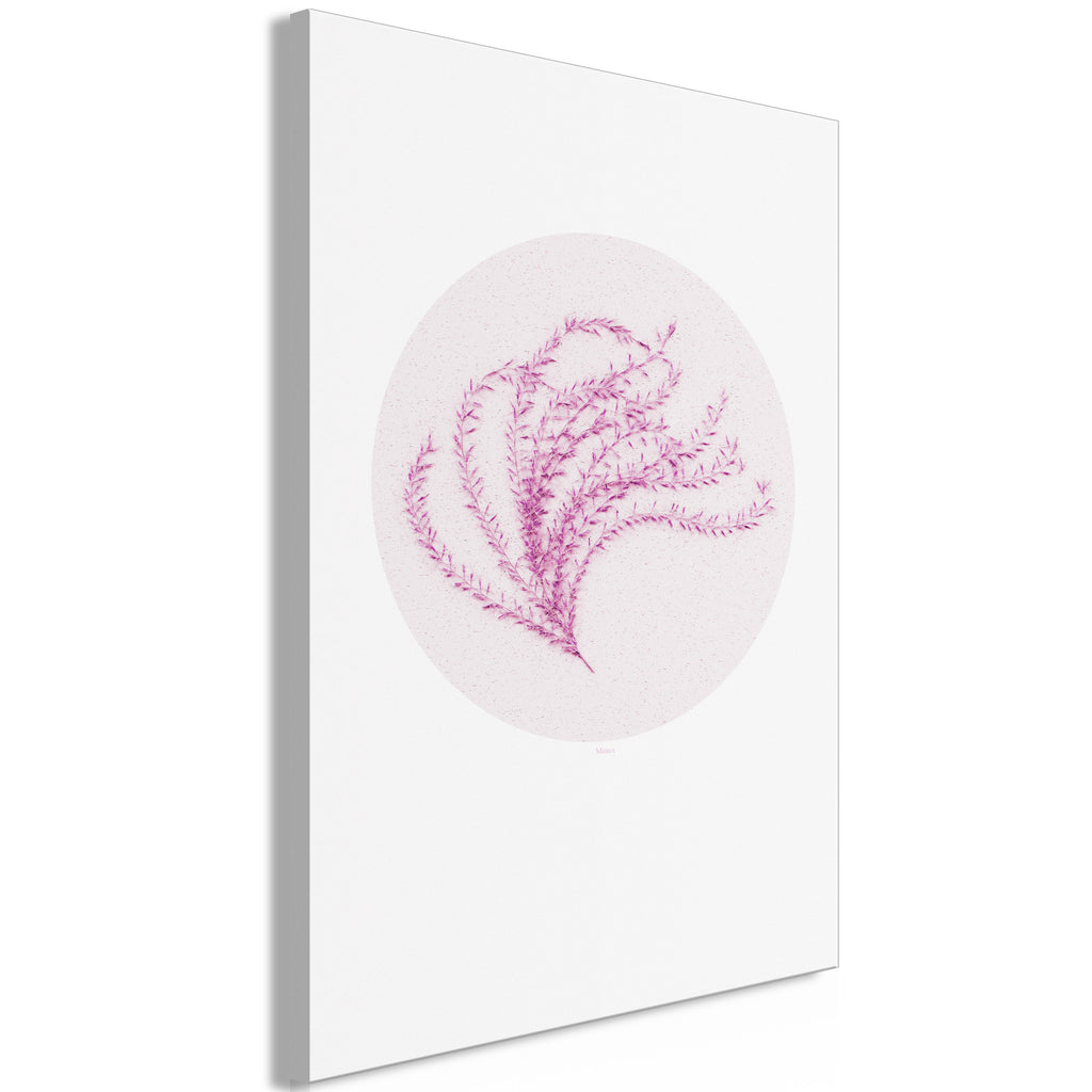 Eleganter Leinwanddruck mit üppigem Naturmotiv