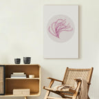 Tropical Leaf Botanical Vertical Canvas Print