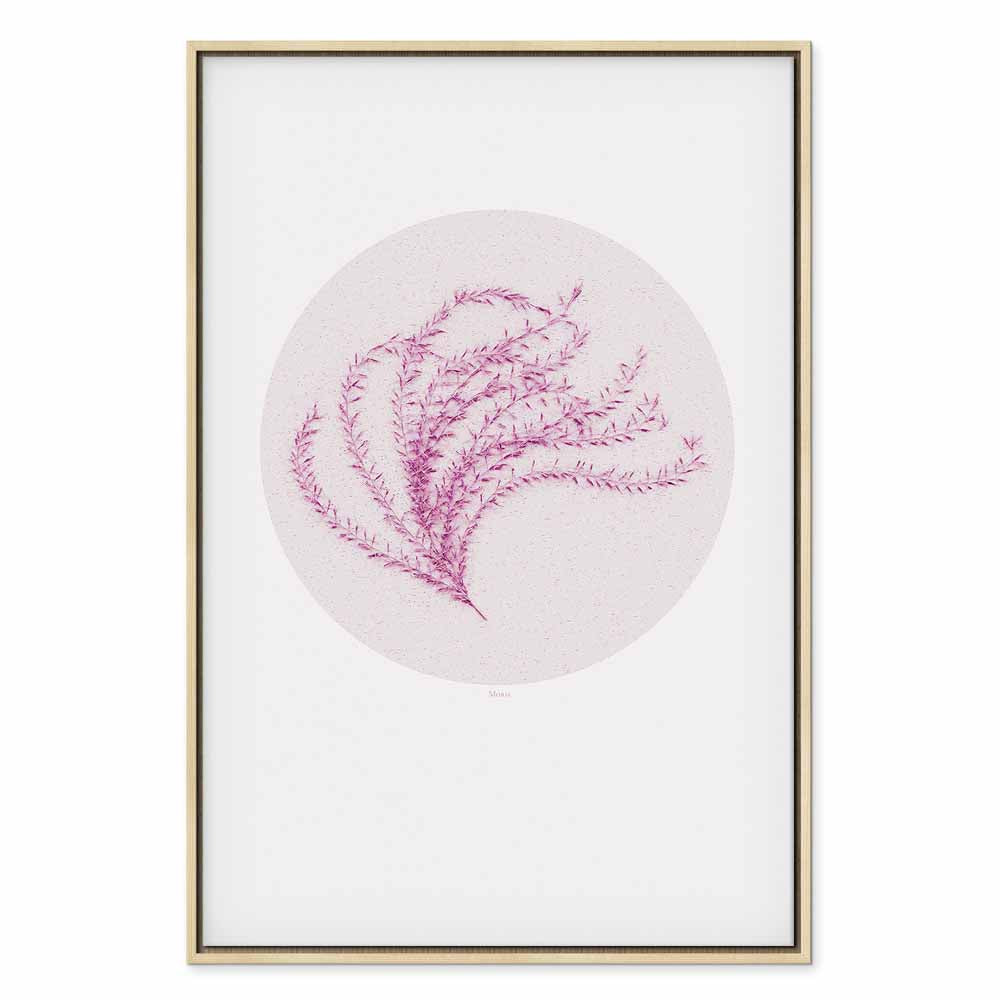 Tropical Leaf Botanical Vertical Canvas Print