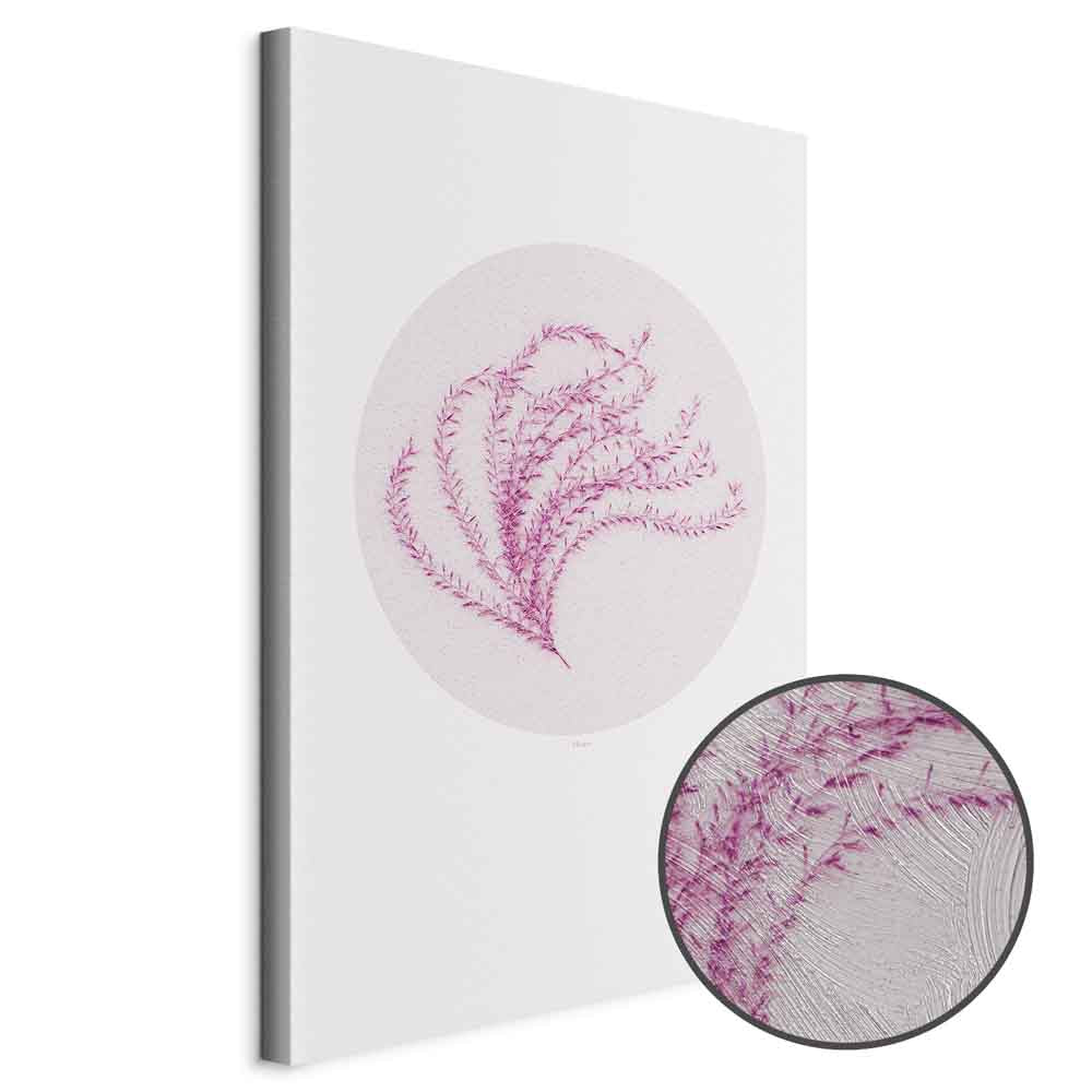 Tropical Leaf Botanical Vertical Canvas Print