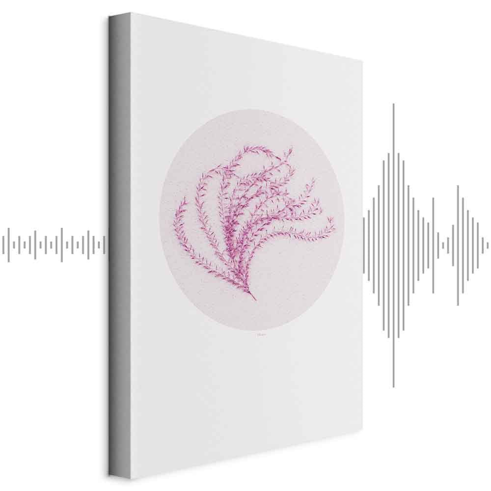 Tropical Leaf Botanical Vertical Canvas Print