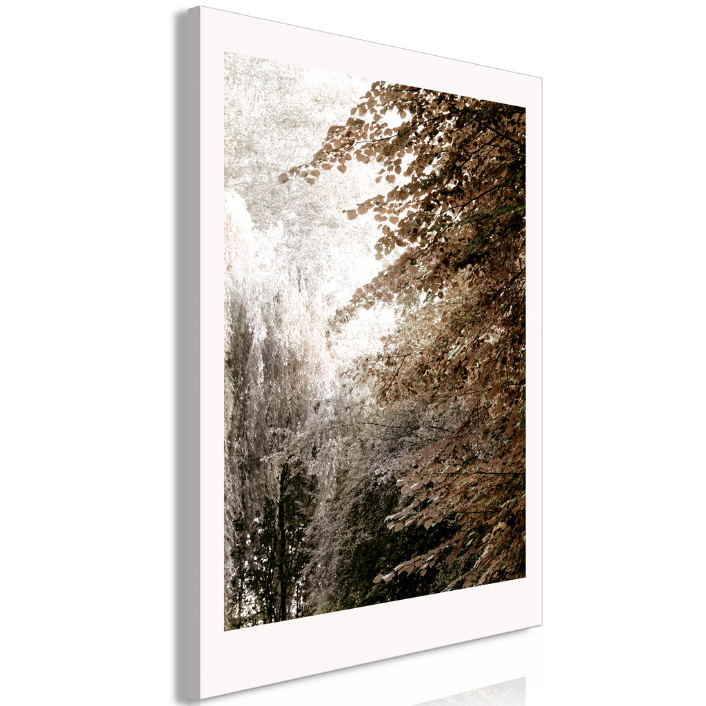 Stylish Canvas Print Featuring Beautiful Leaves