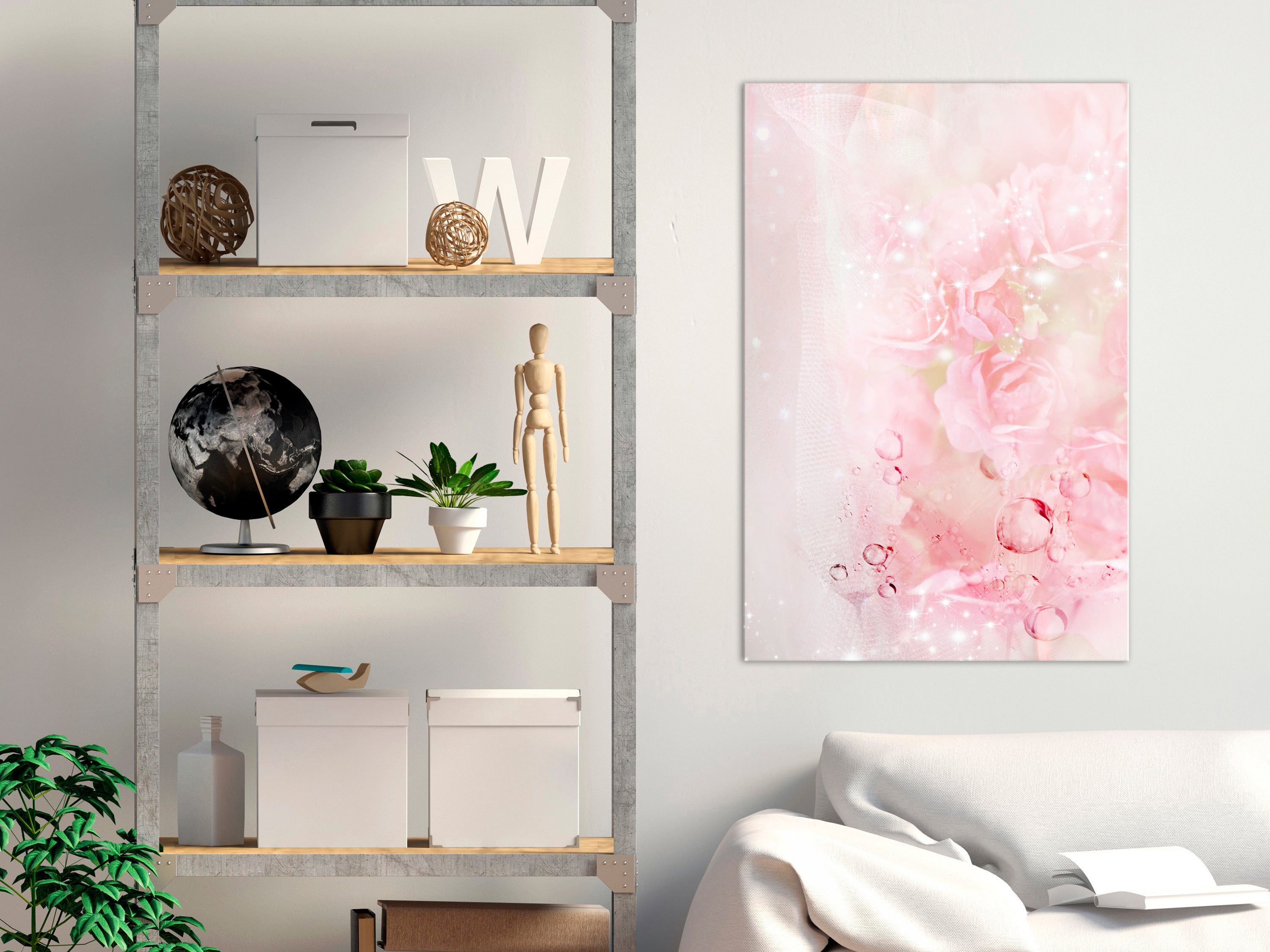 Pink Nature Canvas Print - Modern Decor for Every Room