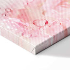 Pink Floral Nature Abstract Canvas Print