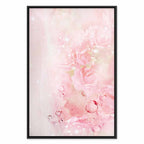 Pink Floral Nature Abstract Canvas Print