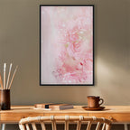 Pink Floral Nature Abstract Canvas Print
