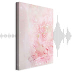 Pink Floral Nature Abstract Canvas Print