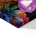 Summer Flower Garden Multicolor Canvas Print