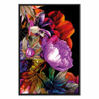 Summer Flower Garden Multicolor Canvas Print