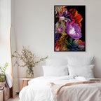 Summer Flower Garden Multicolor Canvas Print