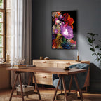 Summer Flower Garden Multicolor Canvas Print