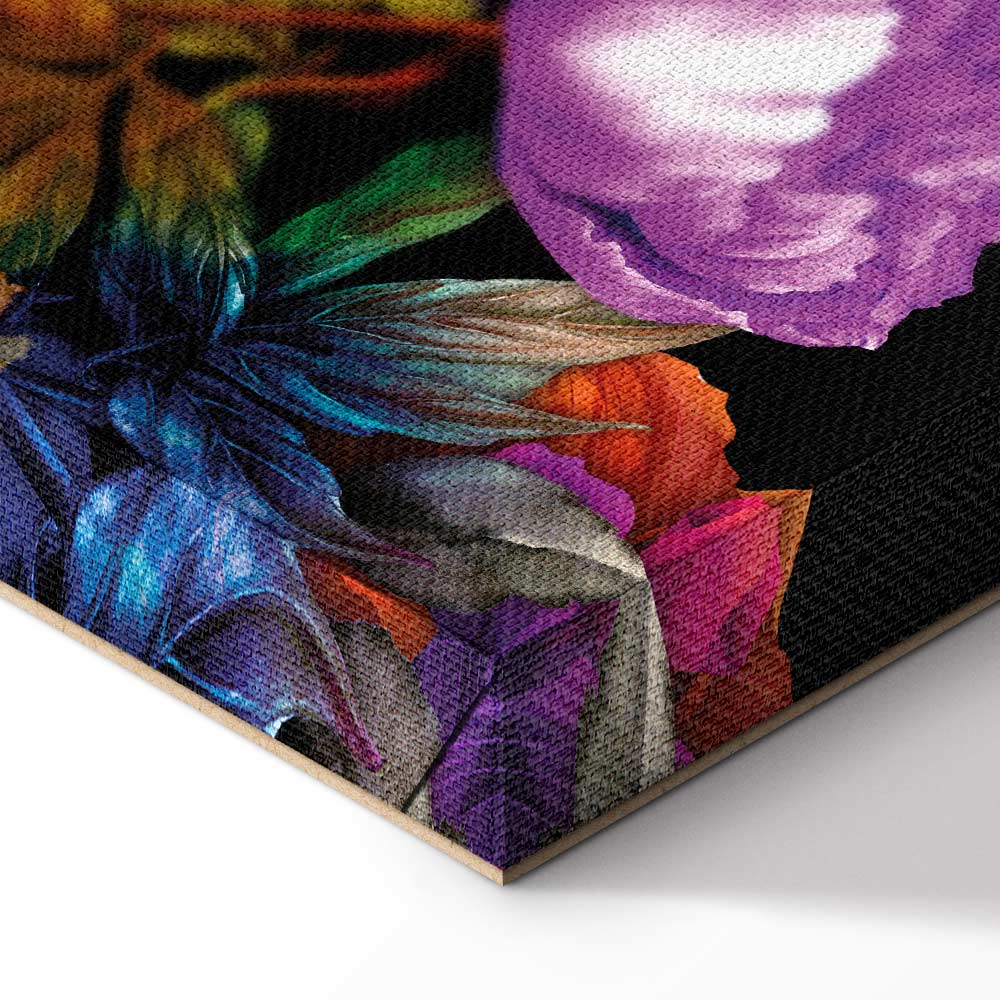 Summer Flower Garden Multicolor Canvas Print