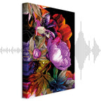 Summer Flower Garden Multicolor Canvas Print