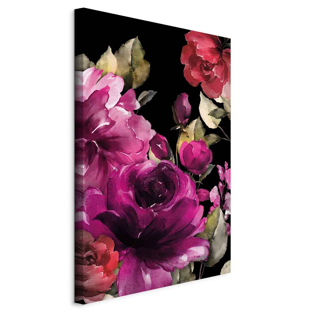 Midsummer Floral Multicolor Canvas Print