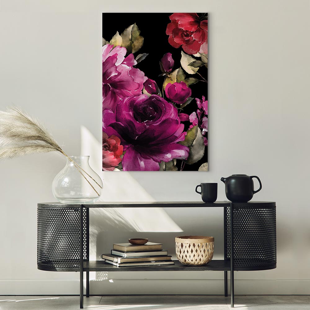 Midsummer Floral Multicolor Canvas Print