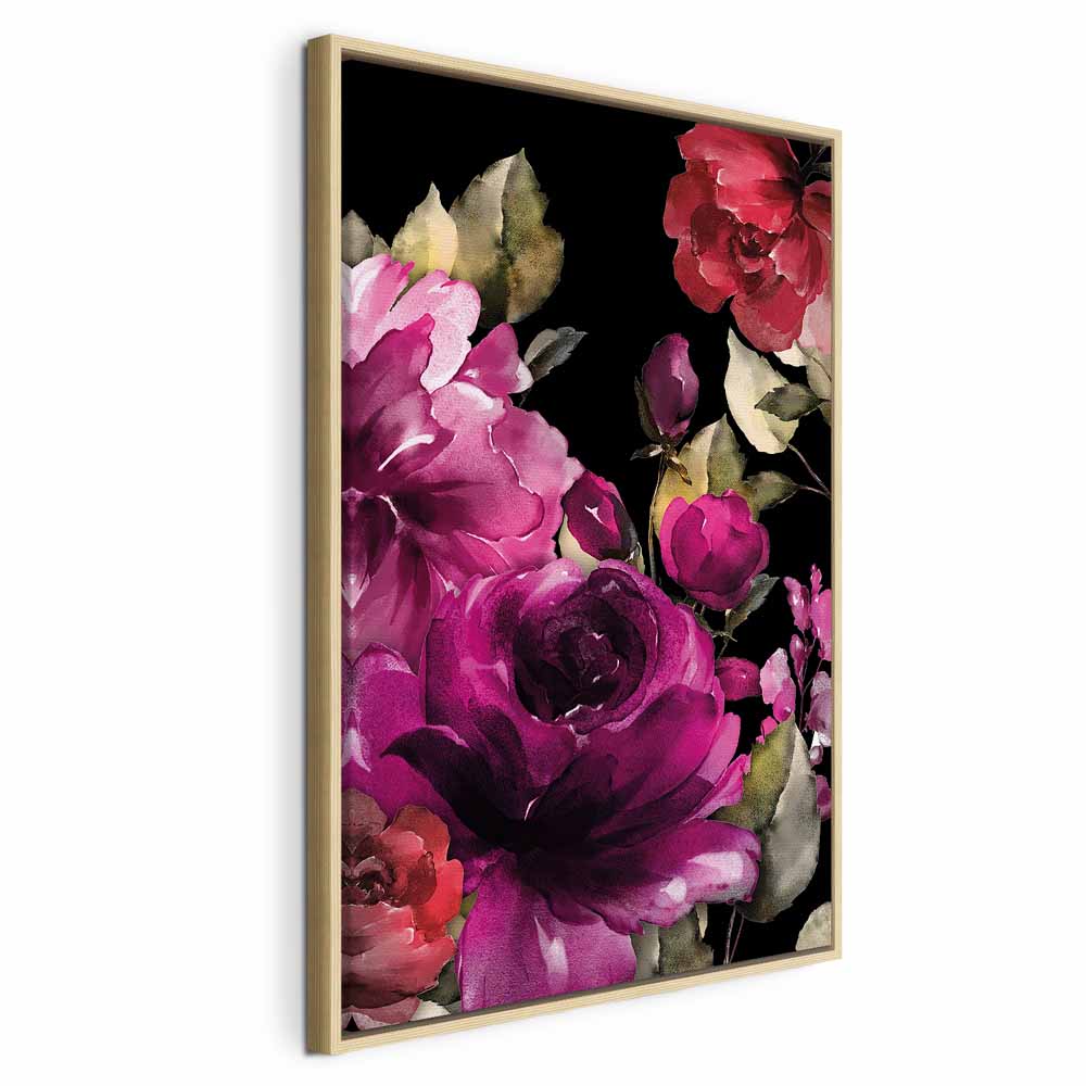 Midsummer Floral Multicolor Canvas Print