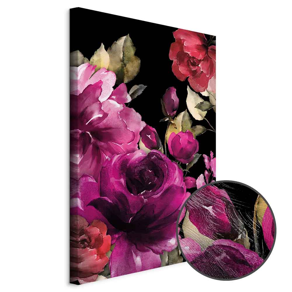 Midsummer Floral Multicolor Canvas Print