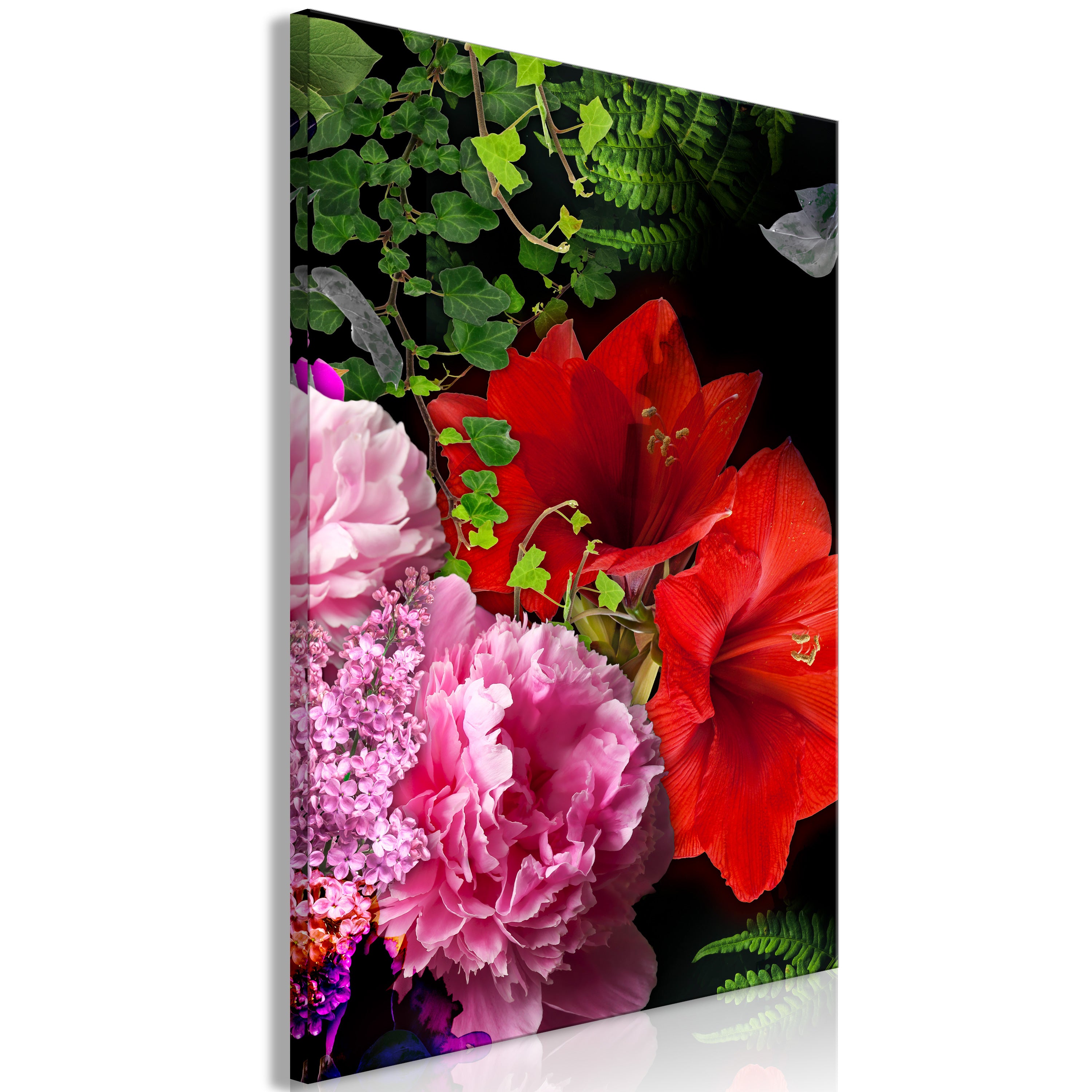 Floral Symphony Canvas Print for Stylish Decor