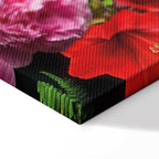 Floral Symphony Vertical Canvas Print