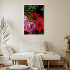 Floral Symphony Vertical Canvas Print