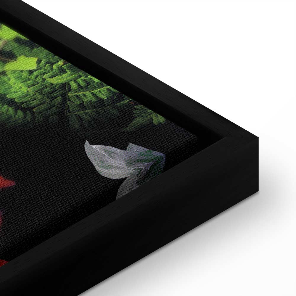 Floral Symphony Vertical Canvas Print