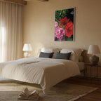 Floral Symphony Vertical Canvas Print