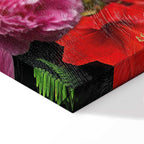 Floral Symphony Vertical Canvas Print