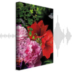 Floral Symphony Vertical Canvas Print