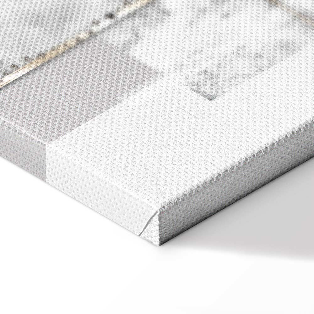 Silver Tree Abstract Vertical Canvas Print