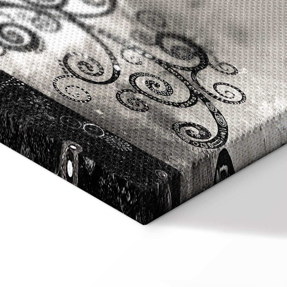 Abstract Winding Forest Path Canvas Print