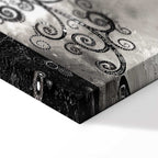 Abstract Winding Forest Path Canvas Print