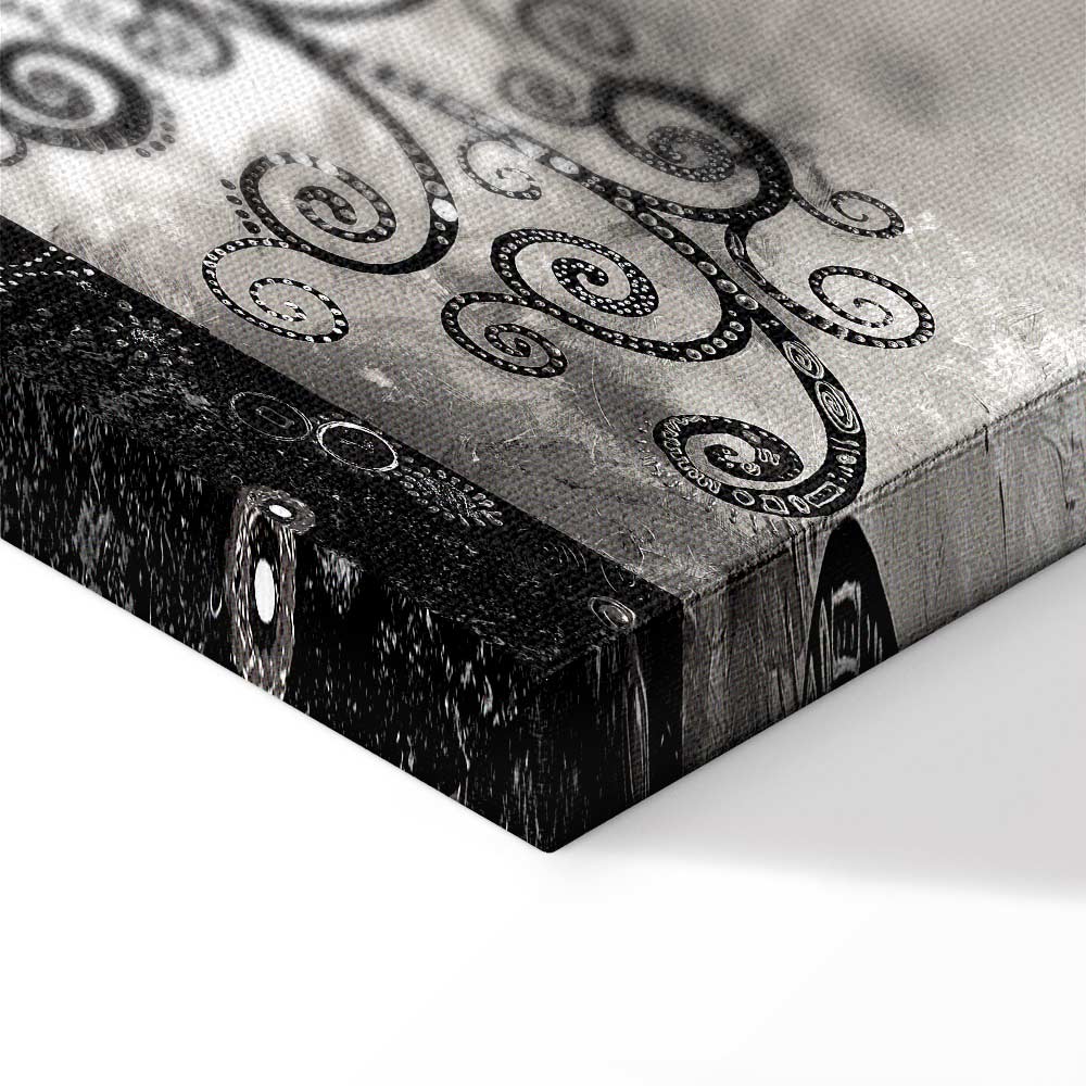 Abstract Winding Forest Path Canvas Print