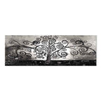 Abstract Winding Forest Path Canvas Print