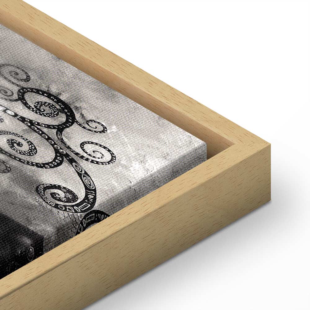 Abstract Winding Forest Path Canvas Print