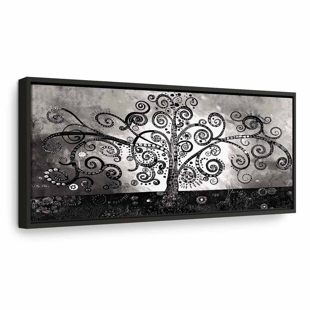 Abstract Winding Forest Path Canvas Print