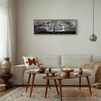 Abstract Winding Forest Path Canvas Print