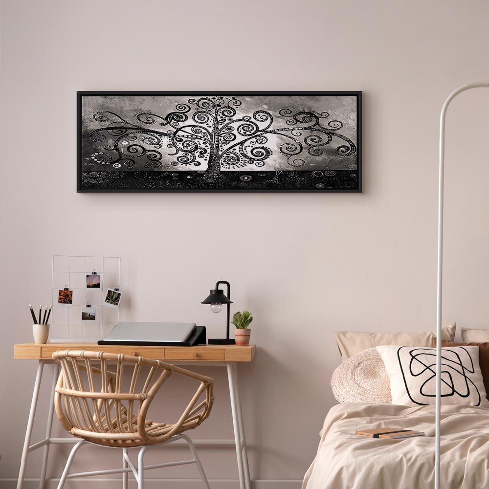 Abstract Winding Forest Path Canvas Print