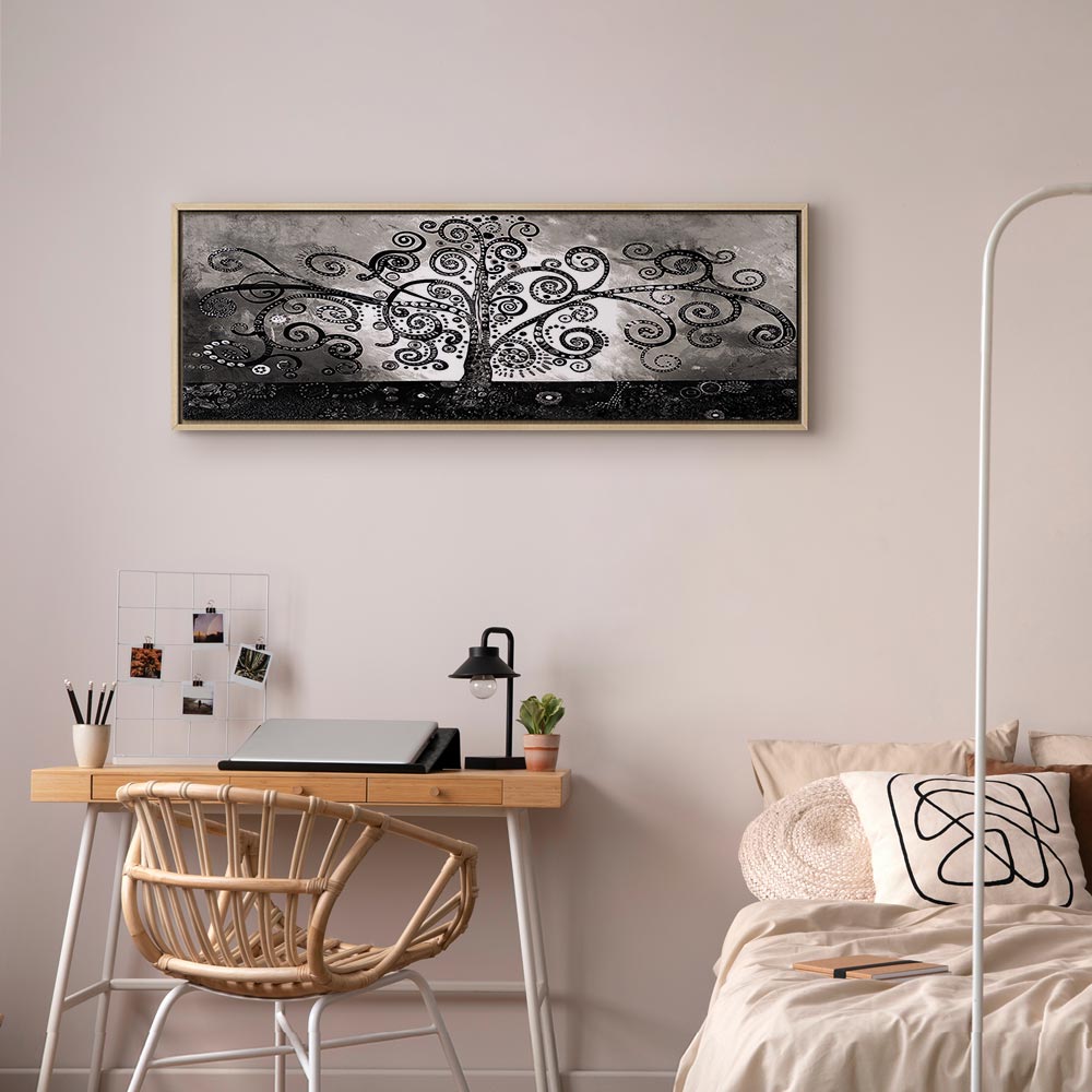 Abstract Winding Forest Path Canvas Print