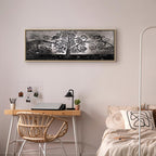 Abstract Winding Forest Path Canvas Print