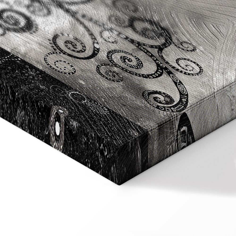 Abstract Winding Forest Path Canvas Print