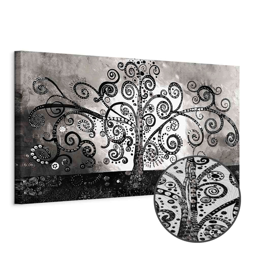 Abstract Winding Forest Path Canvas Print