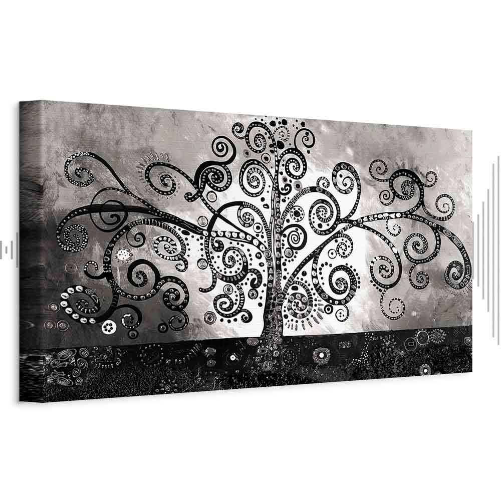 Abstract Winding Forest Path Canvas Print