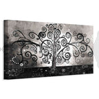 Abstract Winding Forest Path Canvas Print